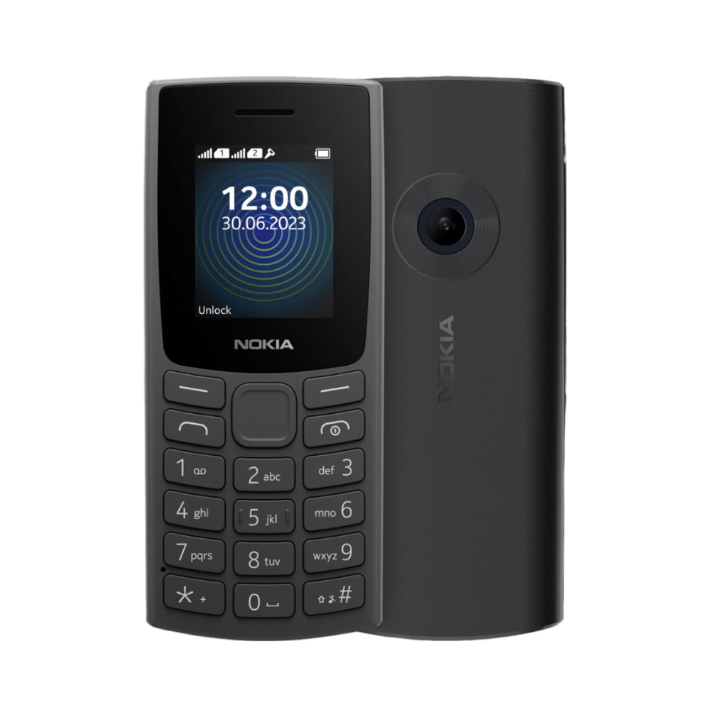 Mr.Shield Pellicola Vetro Temperato Per Nokia 110 4G (2023/2024) | 3 Pezzi | Durezza 9H Anti Graffio | Trasparente